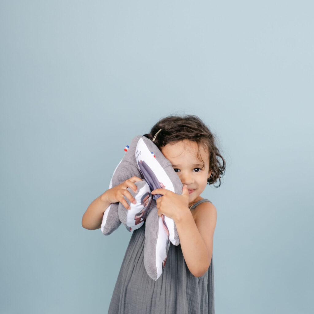 doudou photo personnalise super youyou calin enfant