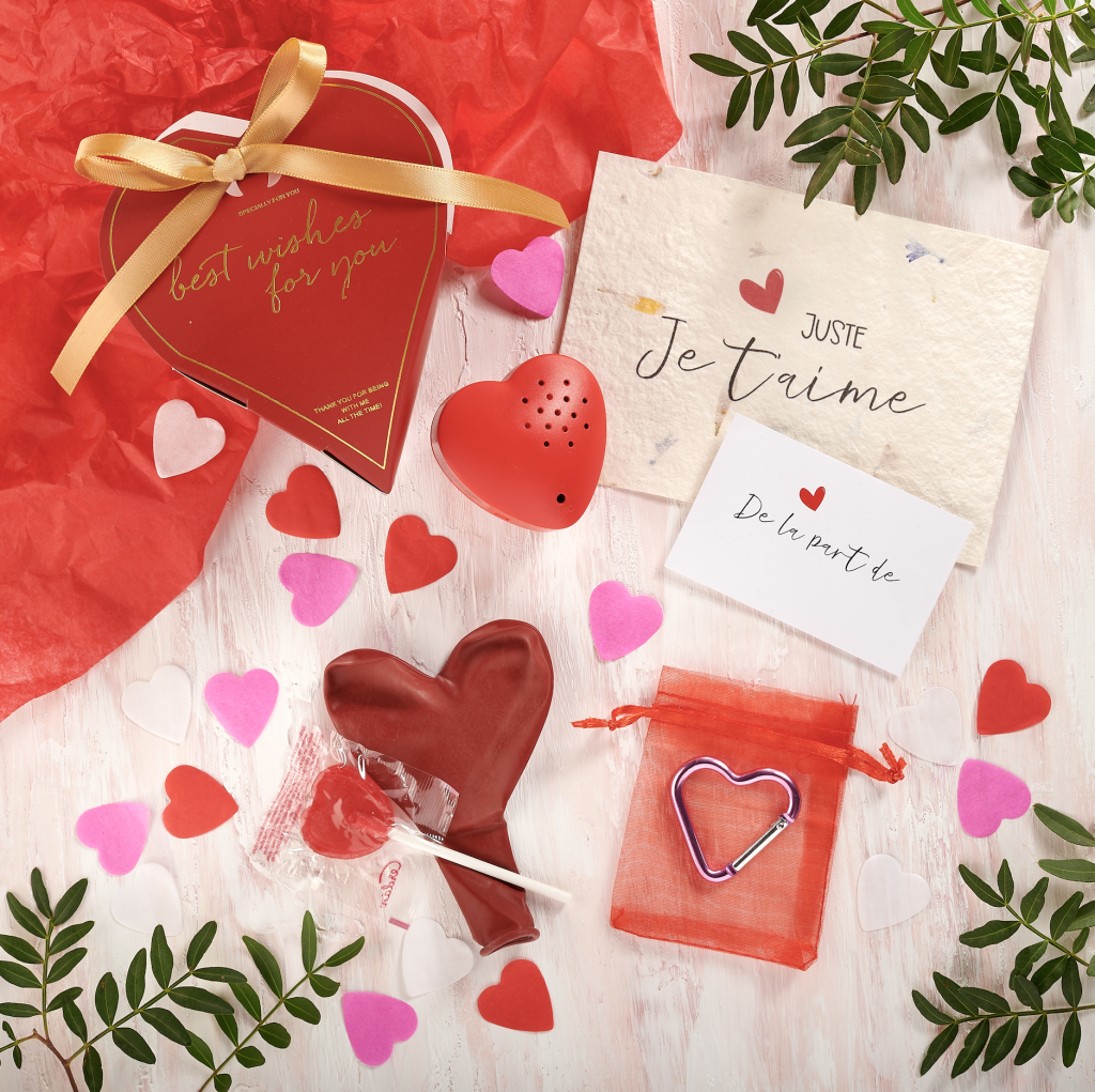 Box coeur enregistreur Saint Valentin